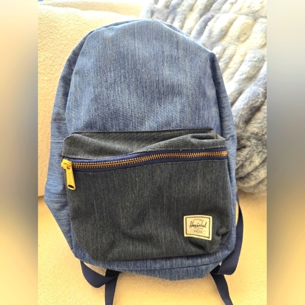 Herschel Supply Company, Two Tone Denim Blue Backpack, Small